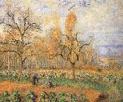 Camille Pissarro Farmland landscape Spain oil painting artist